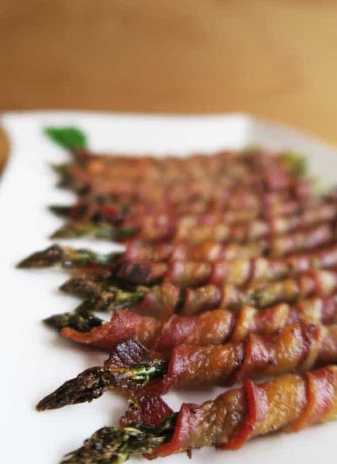 BACON WRAPPED ASPARAGUS The Nudge   Baconwrappedasparagus 